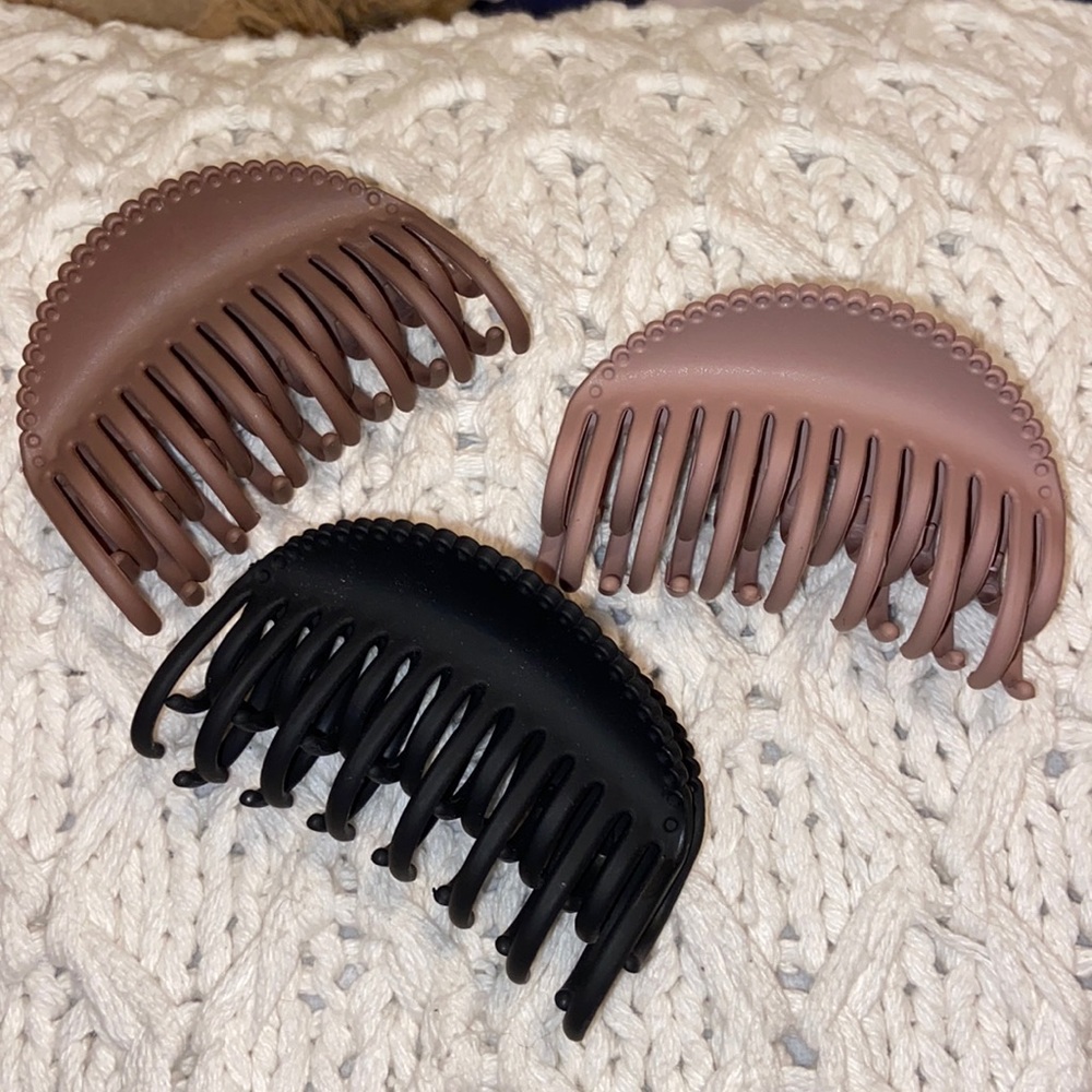 Set of 3 Claw Clips
